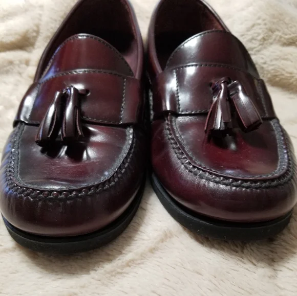 Rockport Dress Shoes Leather Slip On with tassels, Brown, 10 Rockport Shoes Men main image 2